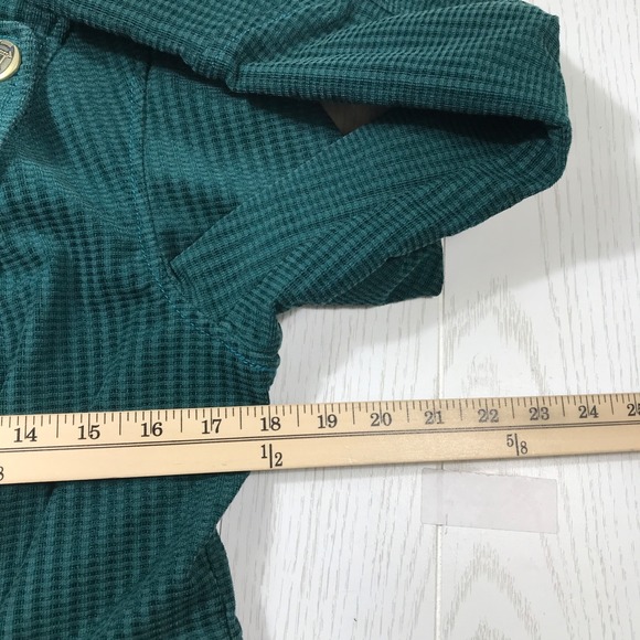 CAbi Equestrian Jacket Women M Green Double Breasted Military Cotton Blend Retro - Picture 7 of 13